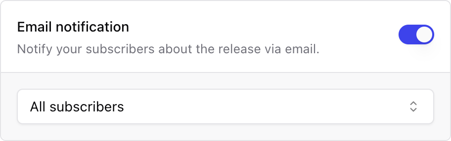 Release Notifications