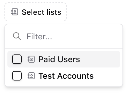 Subscriber Lists