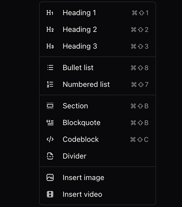 Rich Editor